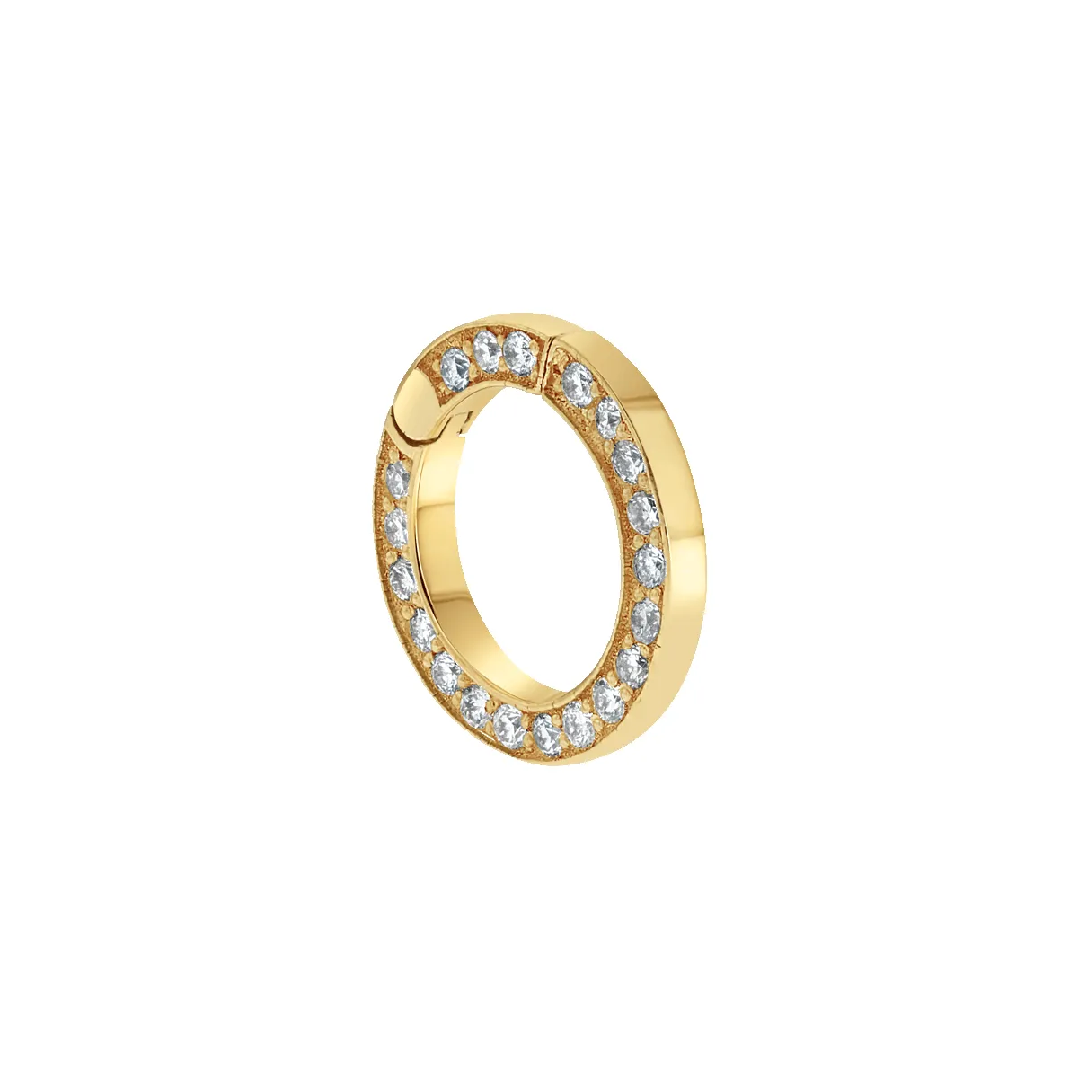 Diamond Round Charm Connector sold by Baby Gold