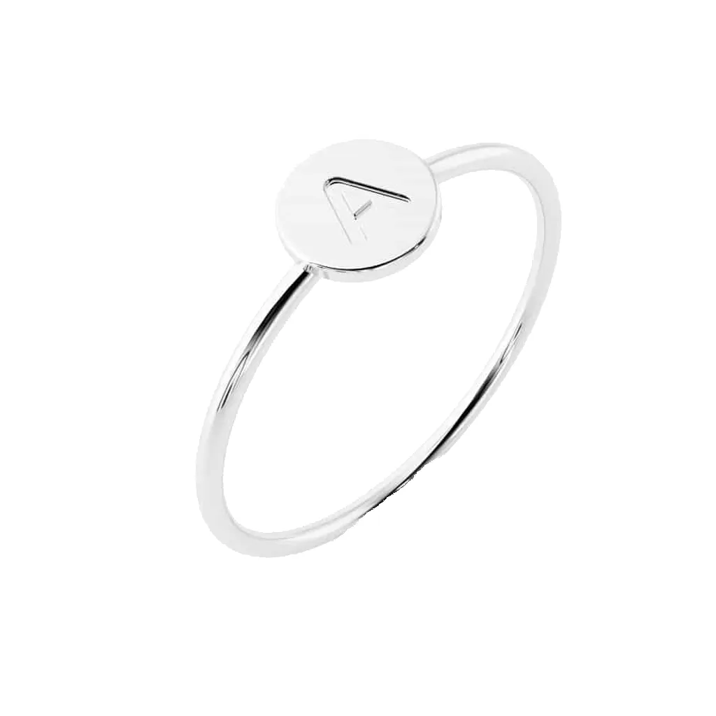 Stacking Initial Ring sold by Baby Gold product image thumbnail 2