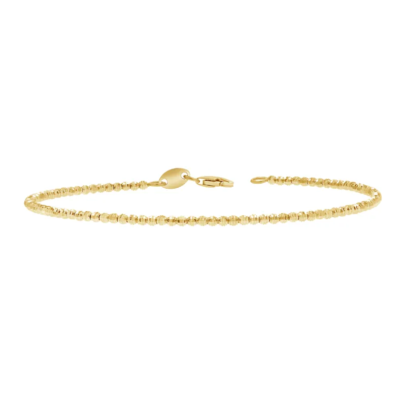 Mooncut Gold Wrap Around Bracelet sold by Baby Gold