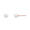 Pearl Stud Earrings sold by Baby Gold