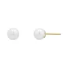 Pearl Stud Earrings sold by Baby Gold