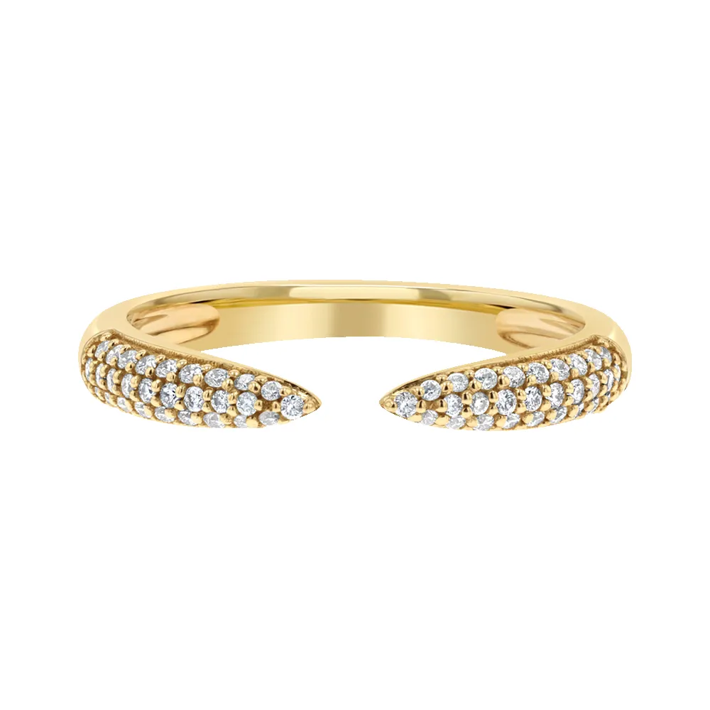 Diamond Claw Ring sold by Baby Gold product image thumbnail 4