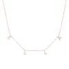 Diamond Spaced Letter Necklace sold by Baby Gold