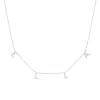 Diamond Spaced Letter Necklace sold by Baby Gold