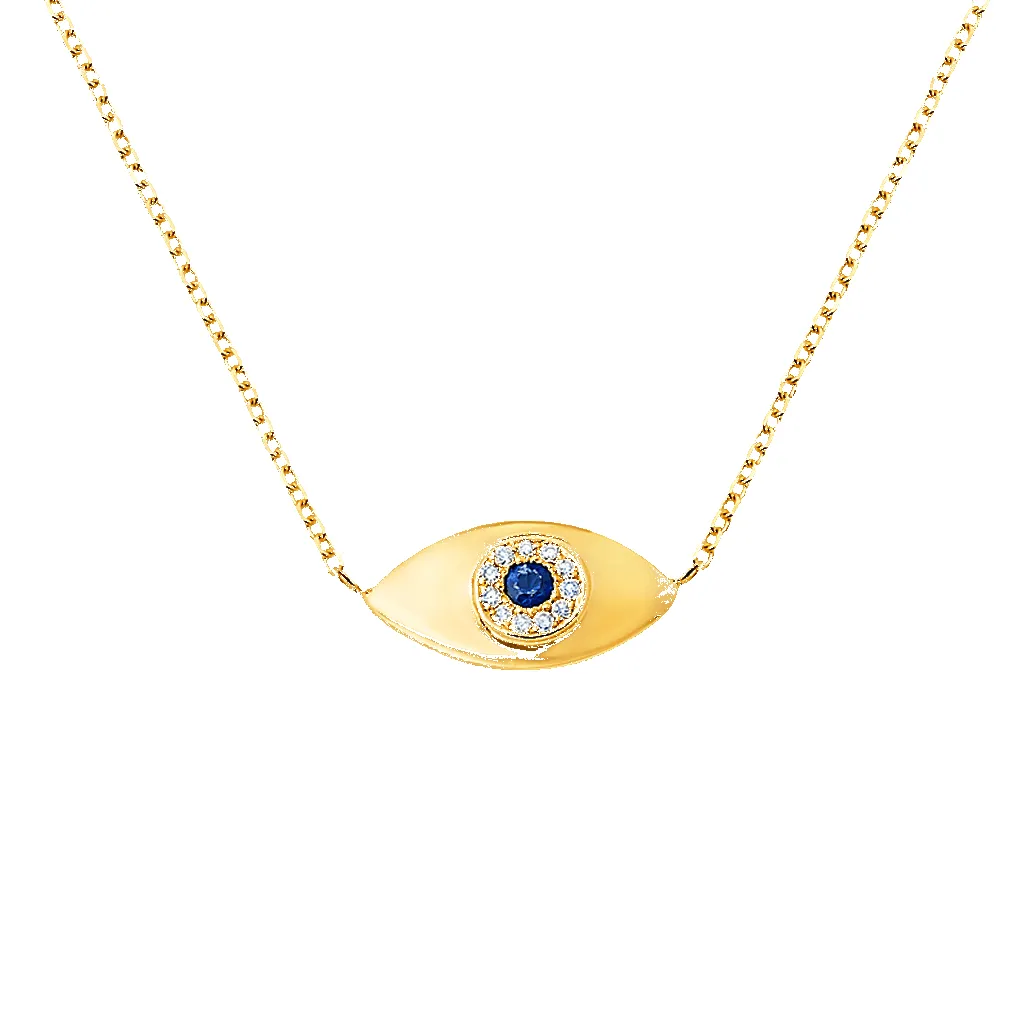 Evil Eye Necklace sold by Baby Gold