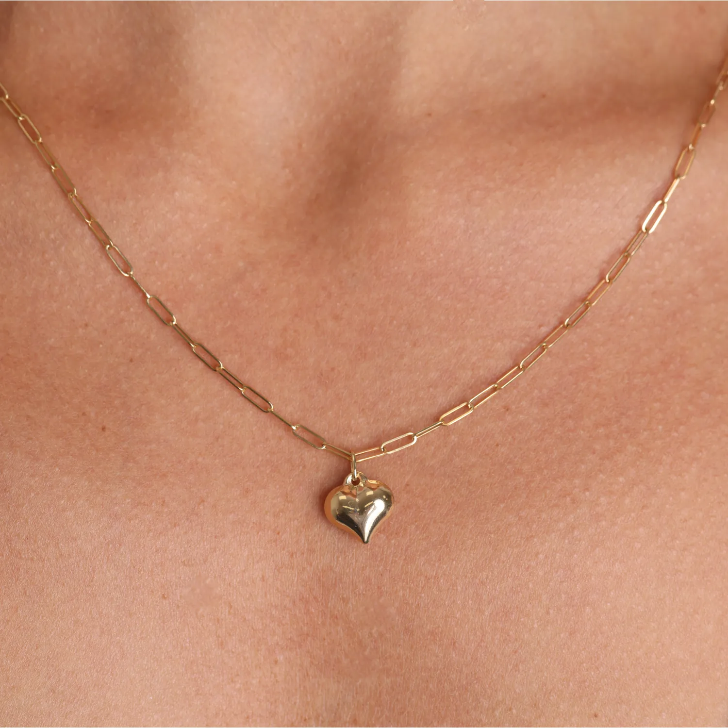 Puff Heart Charm sold by Baby Gold product image thumbnail 3