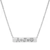 Custom Diamond Bar Necklace sold by Baby Gold