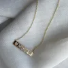 Custom Diamond Bar Necklace sold by Baby Gold