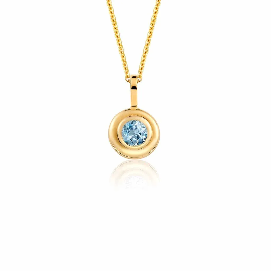 Trinatier Grand Bezel Pendant Necklace sold by Baby Gold product image thumbnail 5