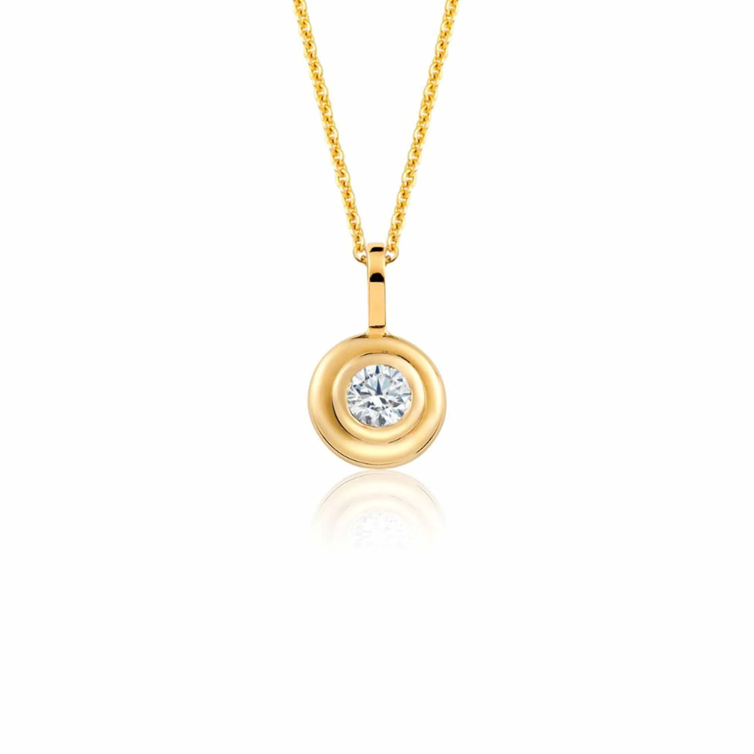 Trinatier Grand Bezel Pendant Necklace sold by Baby Gold product image thumbnail 4
