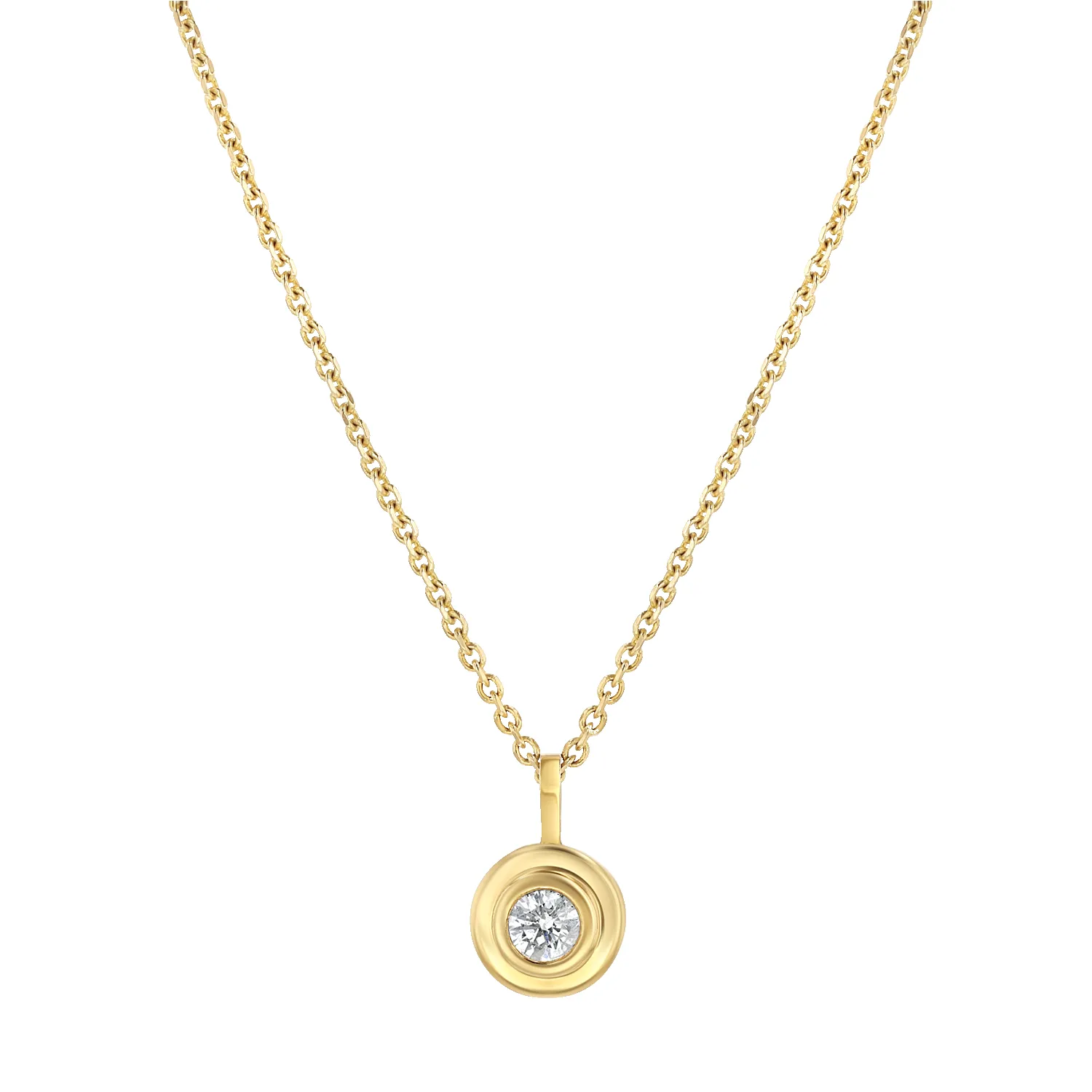 Trinatier Grand Bezel Pendant Necklace sold by Baby Gold