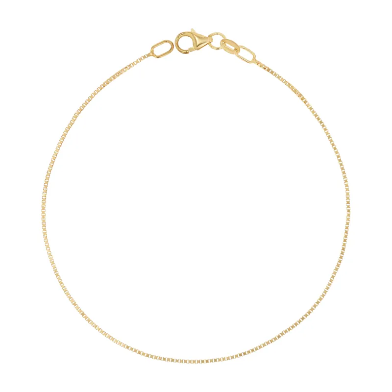 Box Chain Bracelet sold by Baby Gold