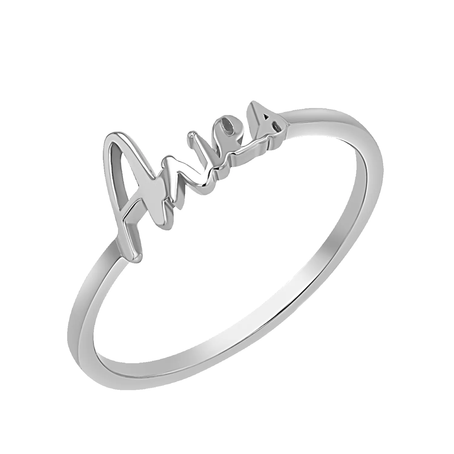 Zodiac Script Ring sold by Baby Gold product image thumbnail 2