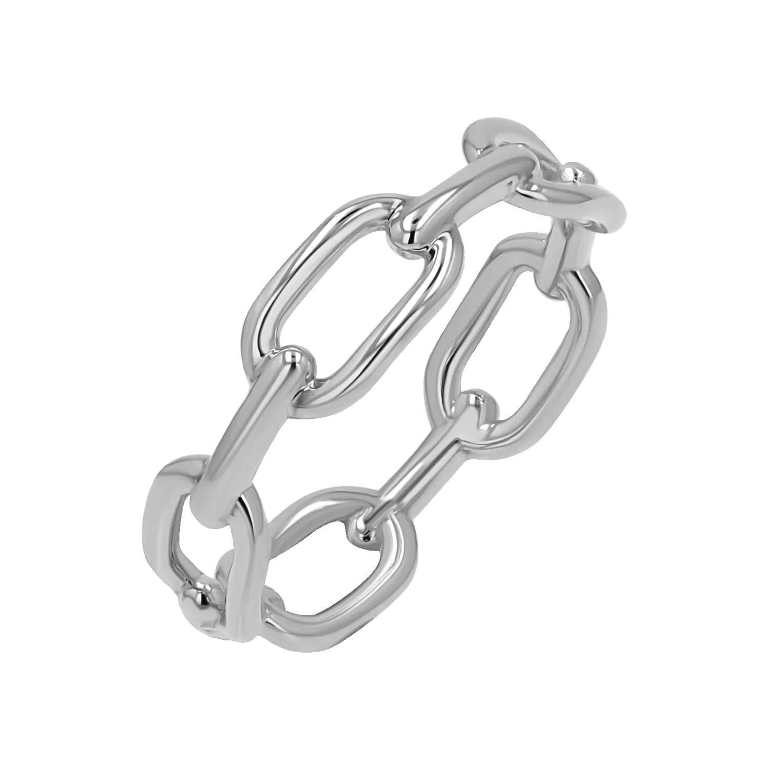 Wide Paper Clip Link Ring sold by Baby Gold product image thumbnail 2