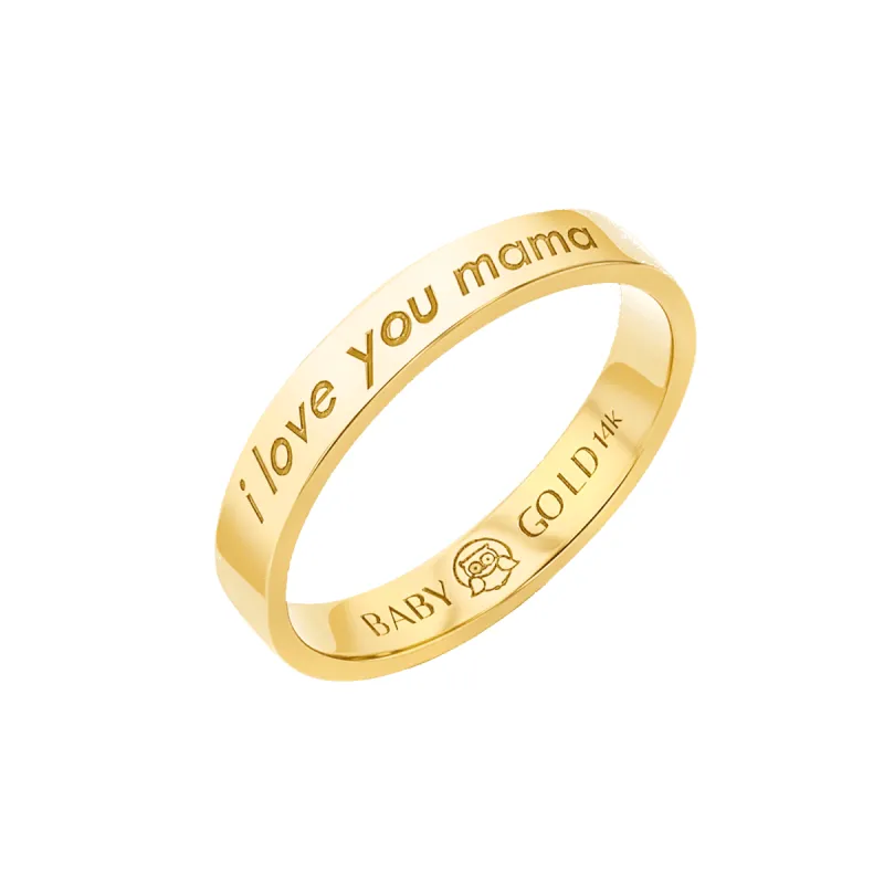 I Love You Mama Ring sold by Baby Gold