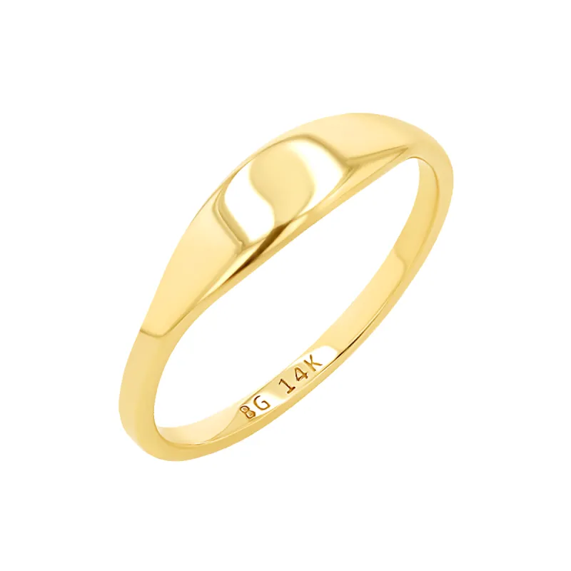 Tapered Stacking Band made by Baby Gold