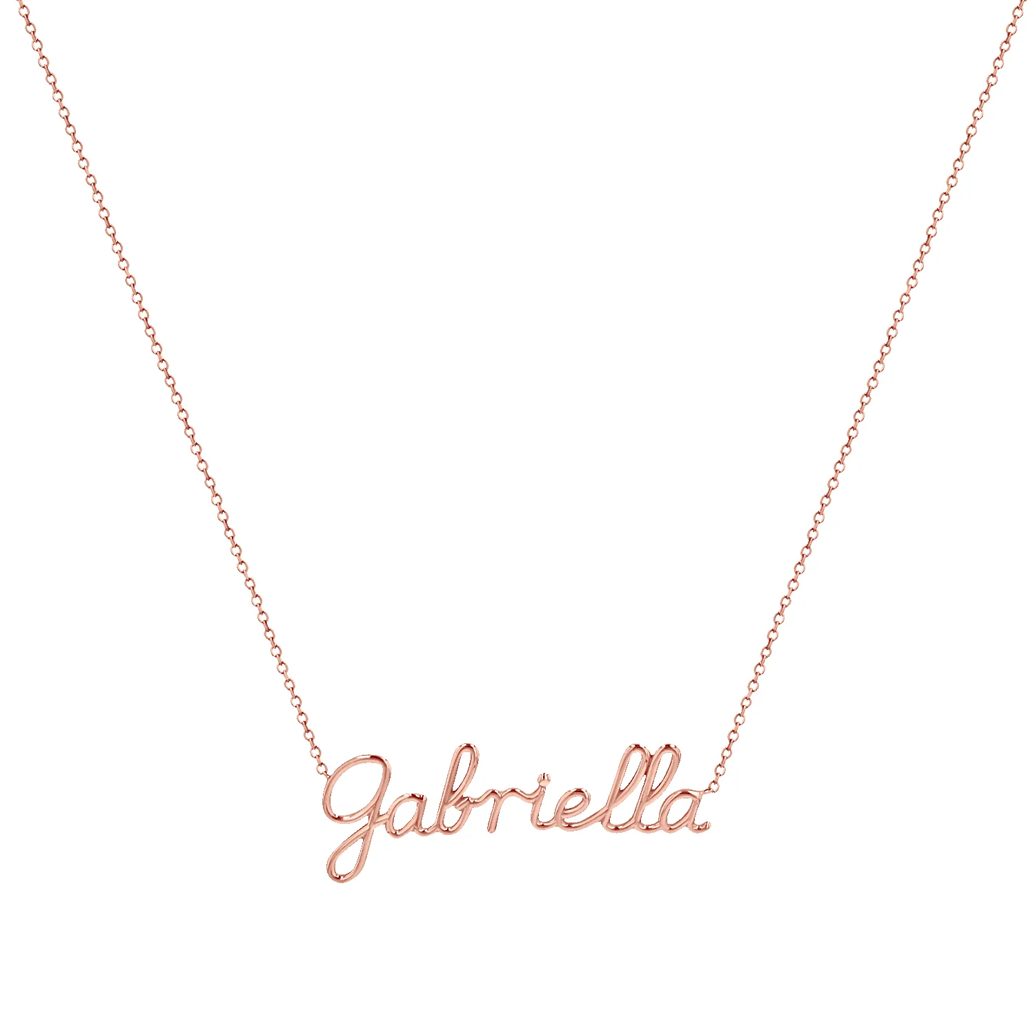Signature Name Necklace sold by Baby Gold product image thumbnail 3