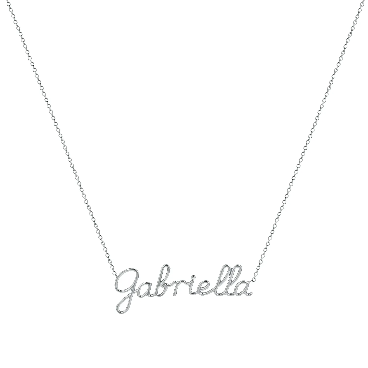 Signature Name Necklace sold by Baby Gold product image thumbnail 2