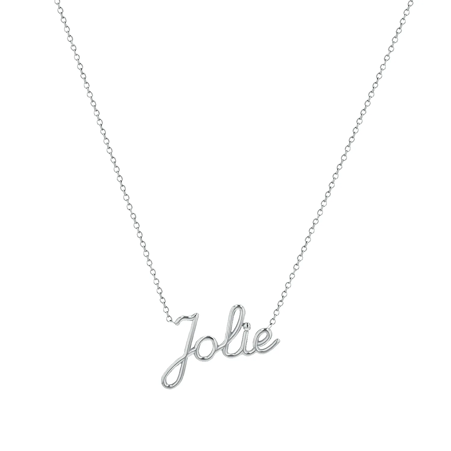 Signature Name Necklace sold by Baby Gold product image thumbnail 5