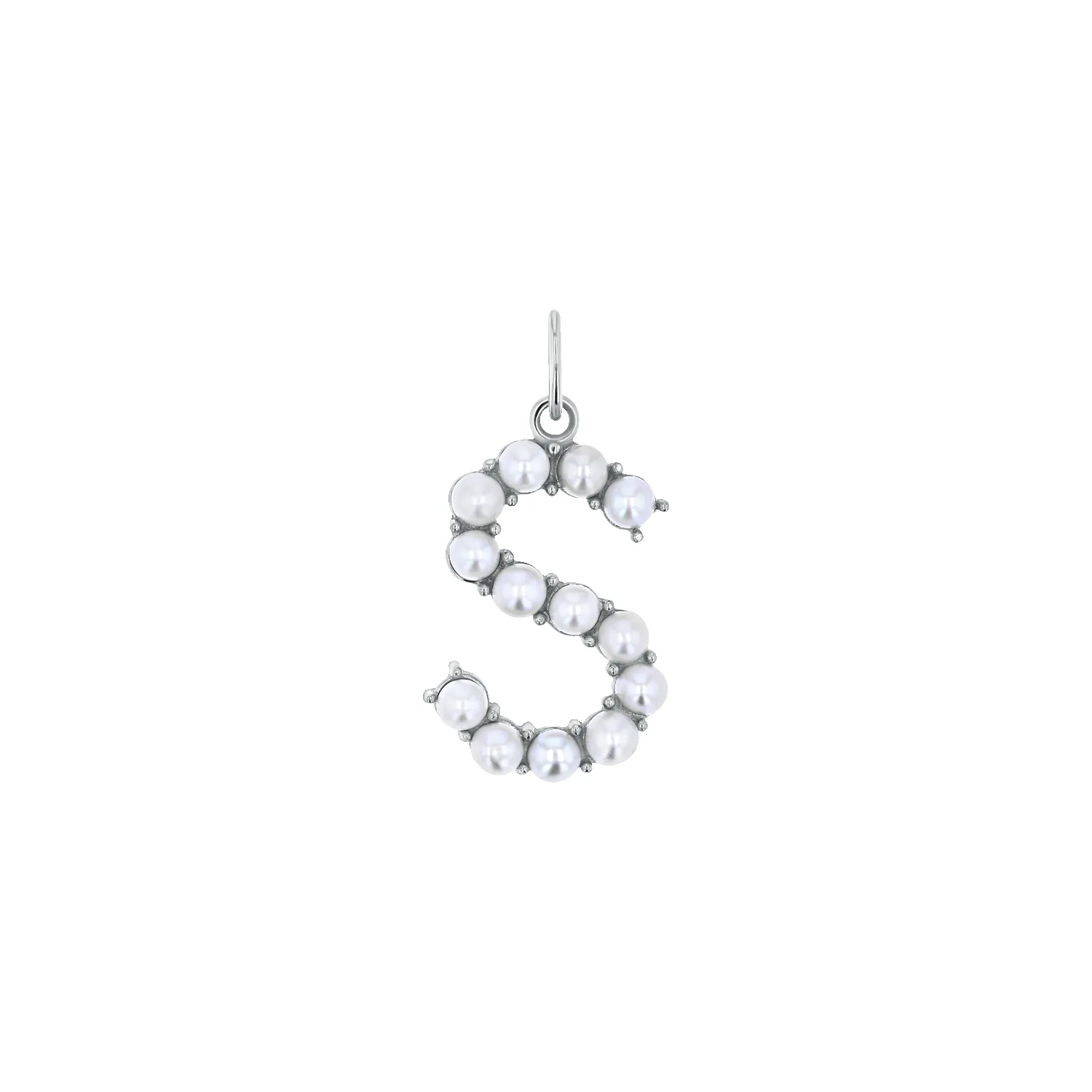 Pearl Letter Charm sold by Baby Gold product image thumbnail 2