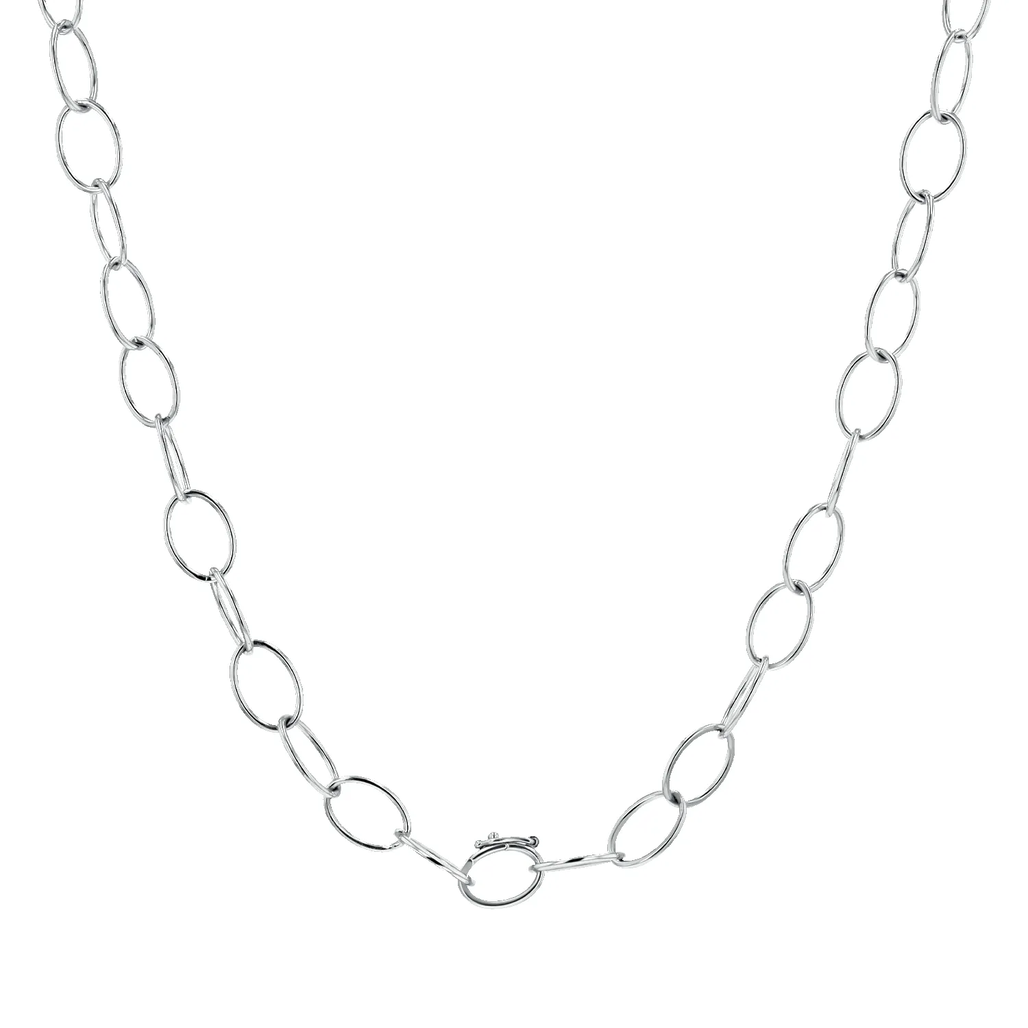 Oval Link Charm Necklace sold by Baby Gold product image thumbnail 2