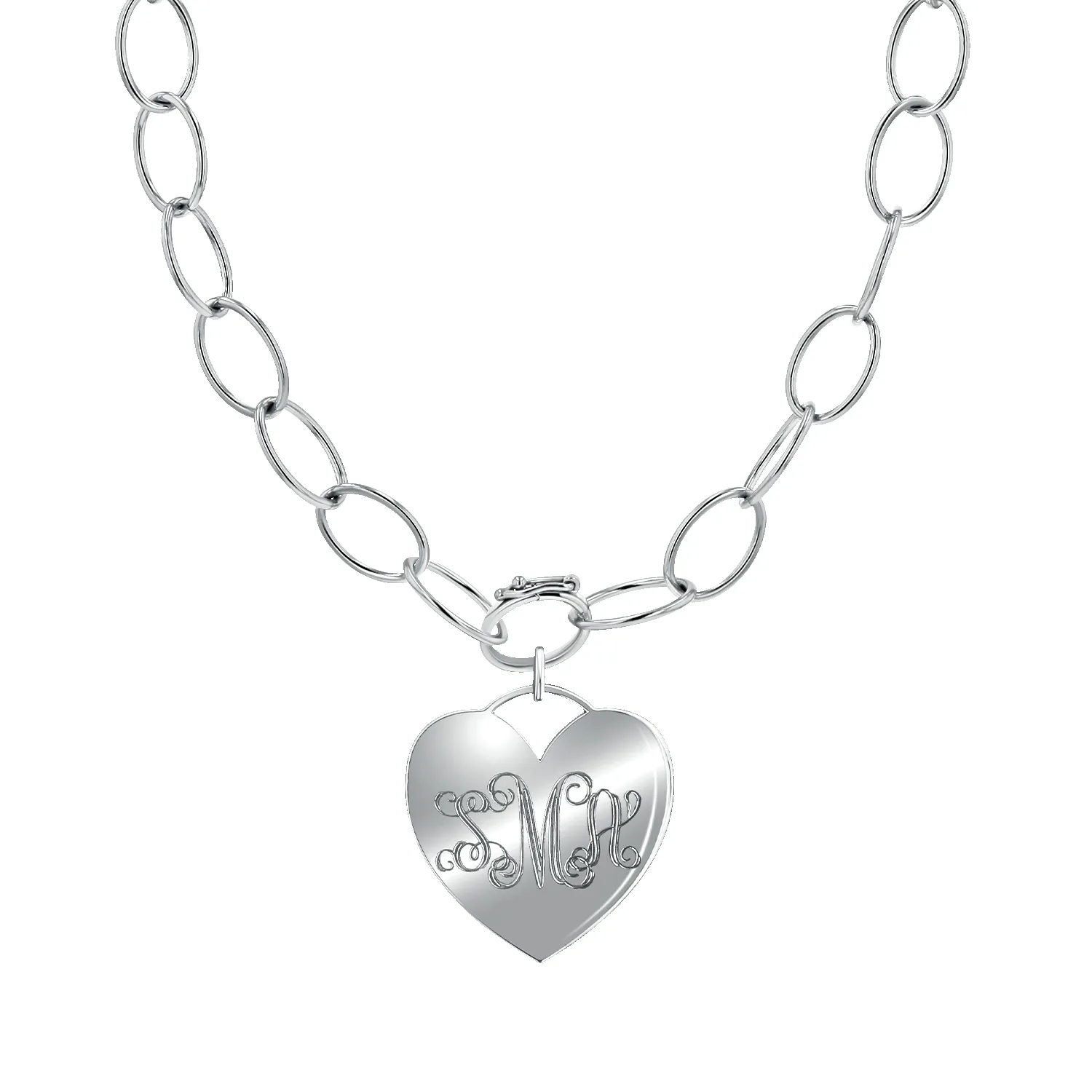 Oval Link Charm Necklace sold by Baby Gold product image thumbnail 5