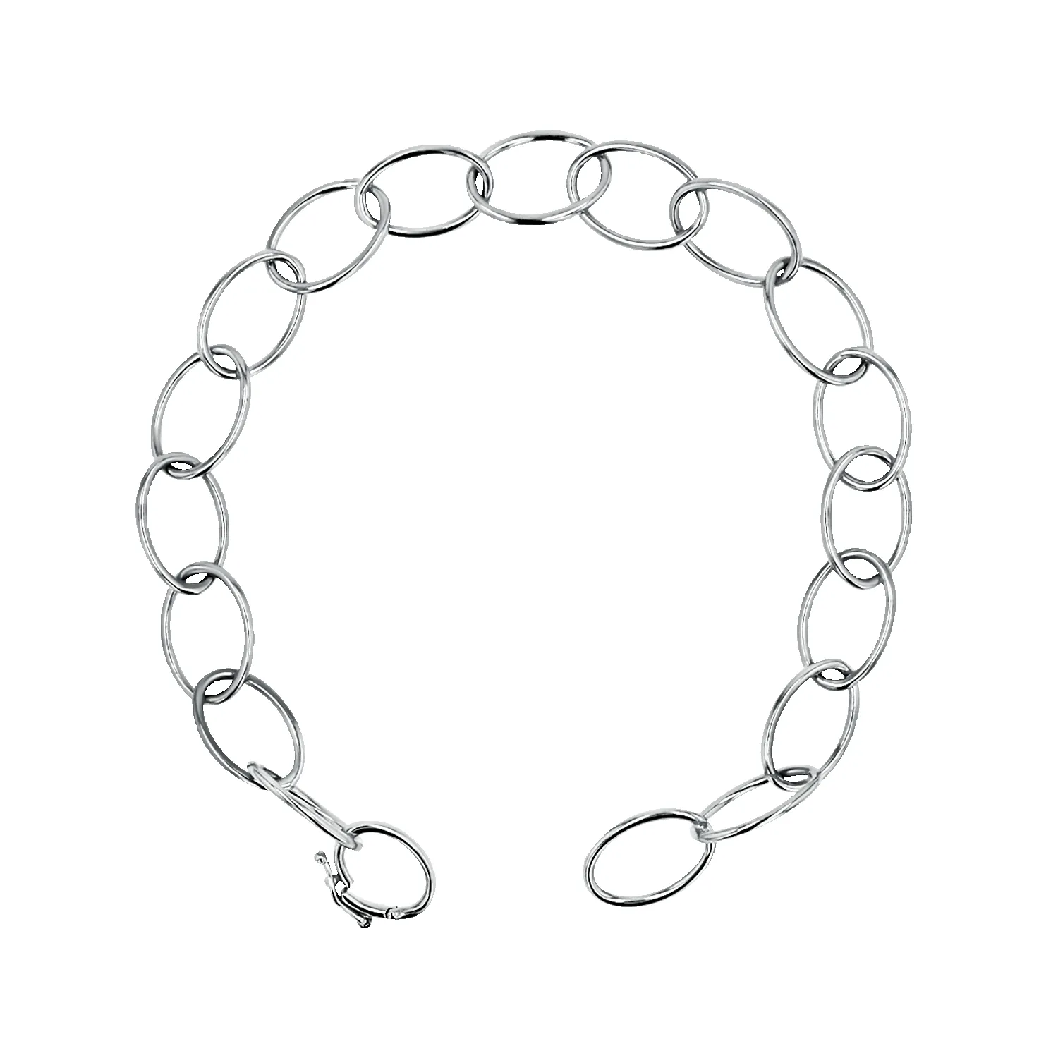 Oval Link Charm Bracelet sold by Baby Gold product image thumbnail 2