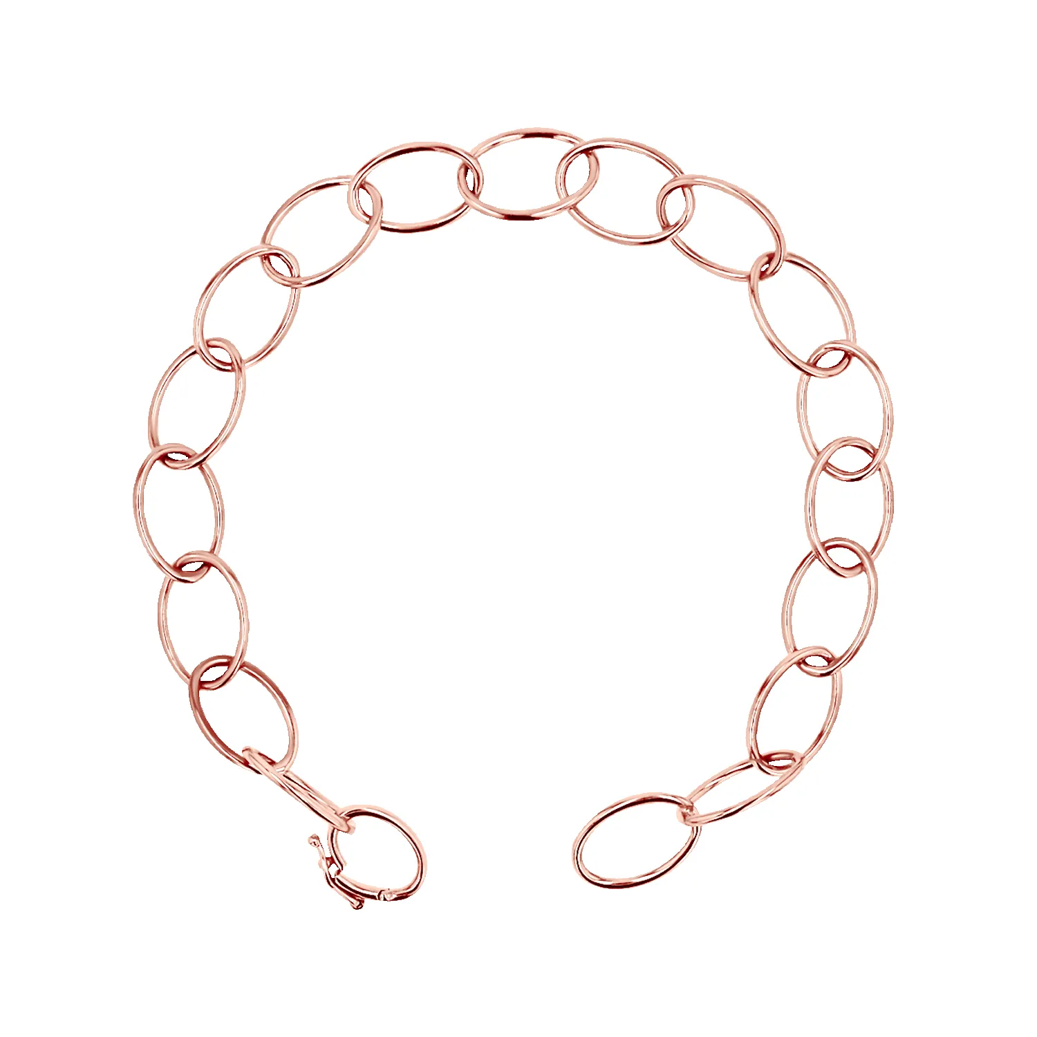 Oval Link Charm Bracelet sold by Baby Gold product image thumbnail 3