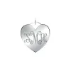 Heart Monogram Charm sold by Baby Gold