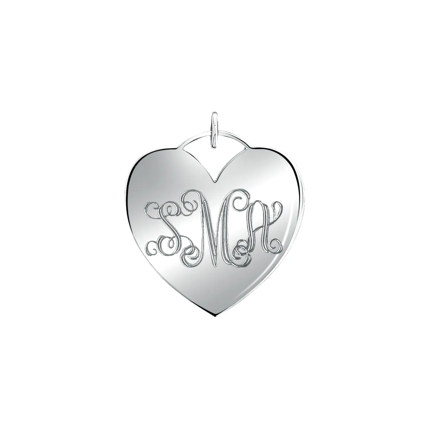 Heart Monogram Charm sold by Baby Gold product image thumbnail 2