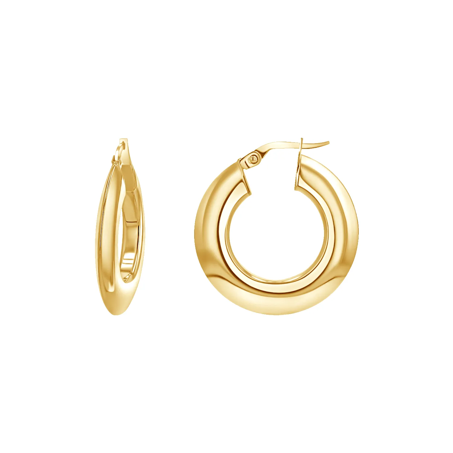 Knife Edge Hoops sold by Baby Gold