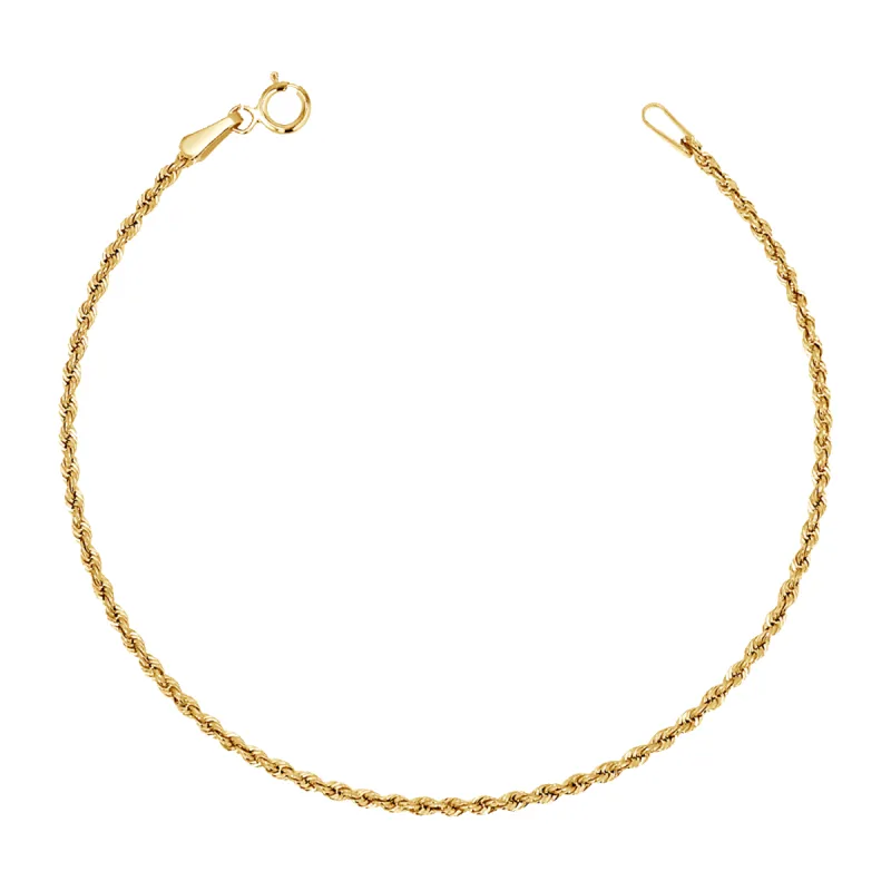 Dainty Rope Chain Bracelet sold by Baby Gold