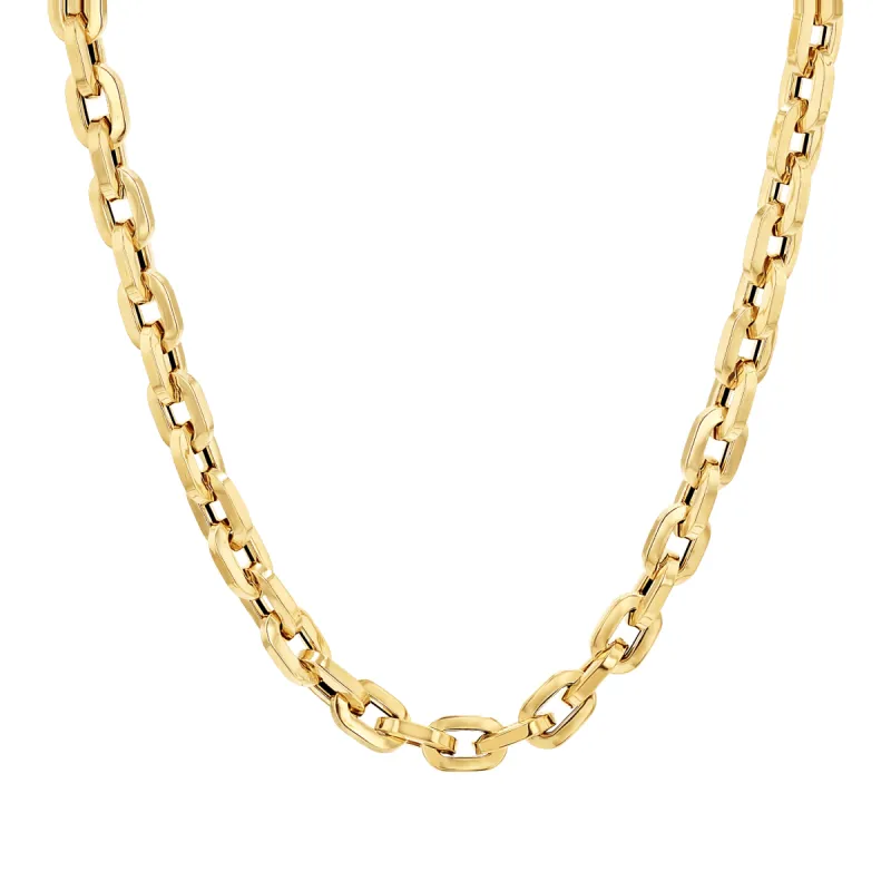 Chunky Box Chain Necklace sold by Baby Gold