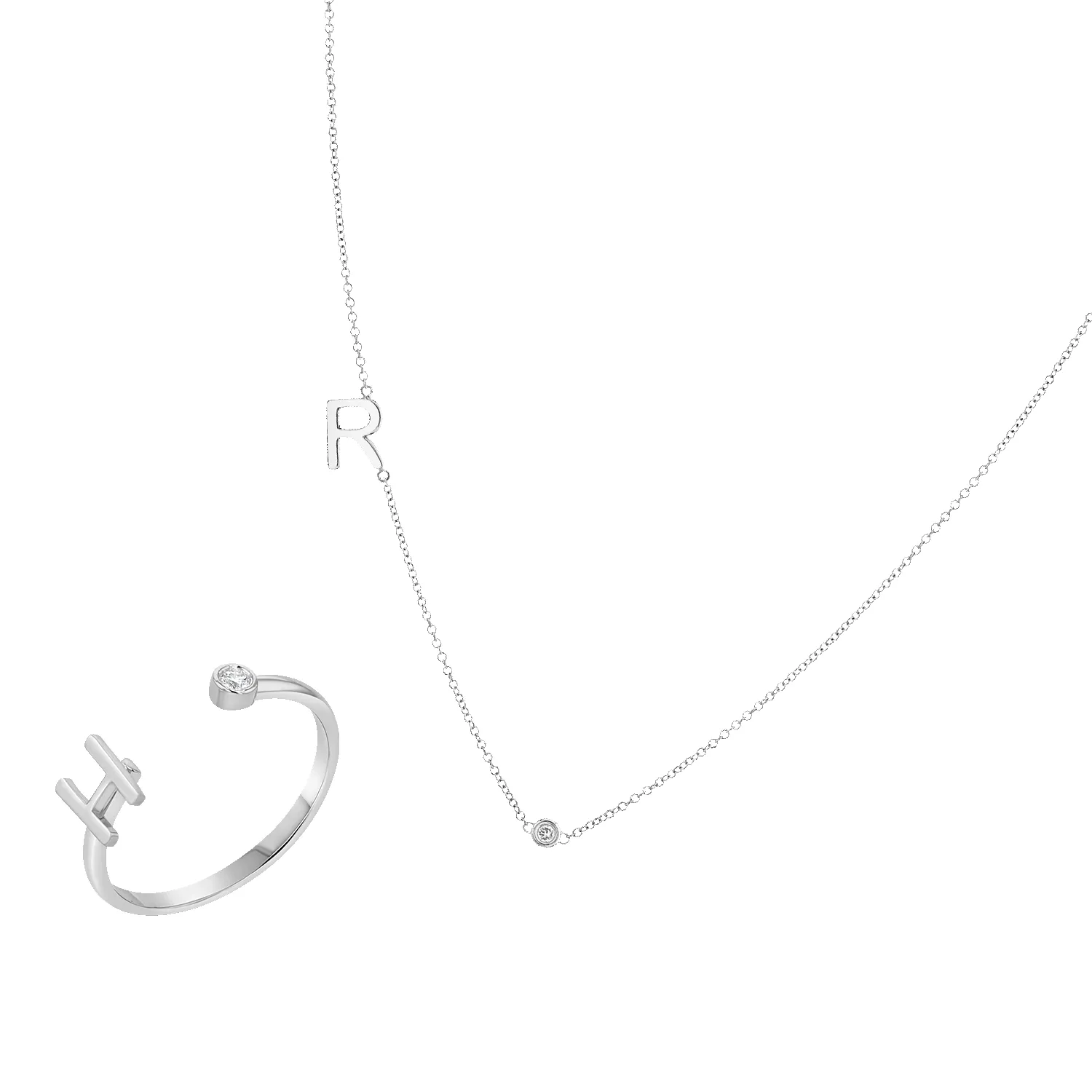 The Initial Sparkle Duo Gift Set sold by Baby Gold product image thumbnail 2