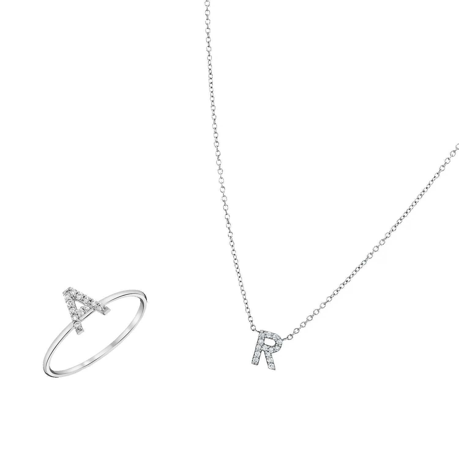 Diamond Letter Duo Gift Set sold by Baby Gold product image thumbnail 2