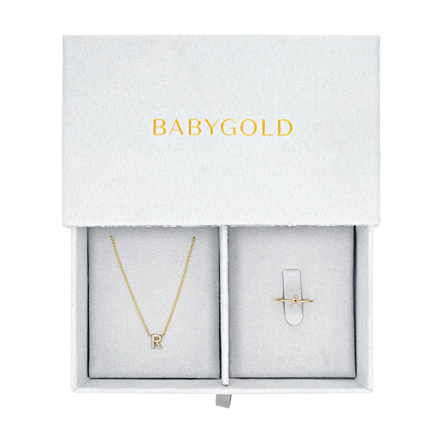 Diamond Letter Duo Gift Set sold by Baby Gold product image thumbnail 4