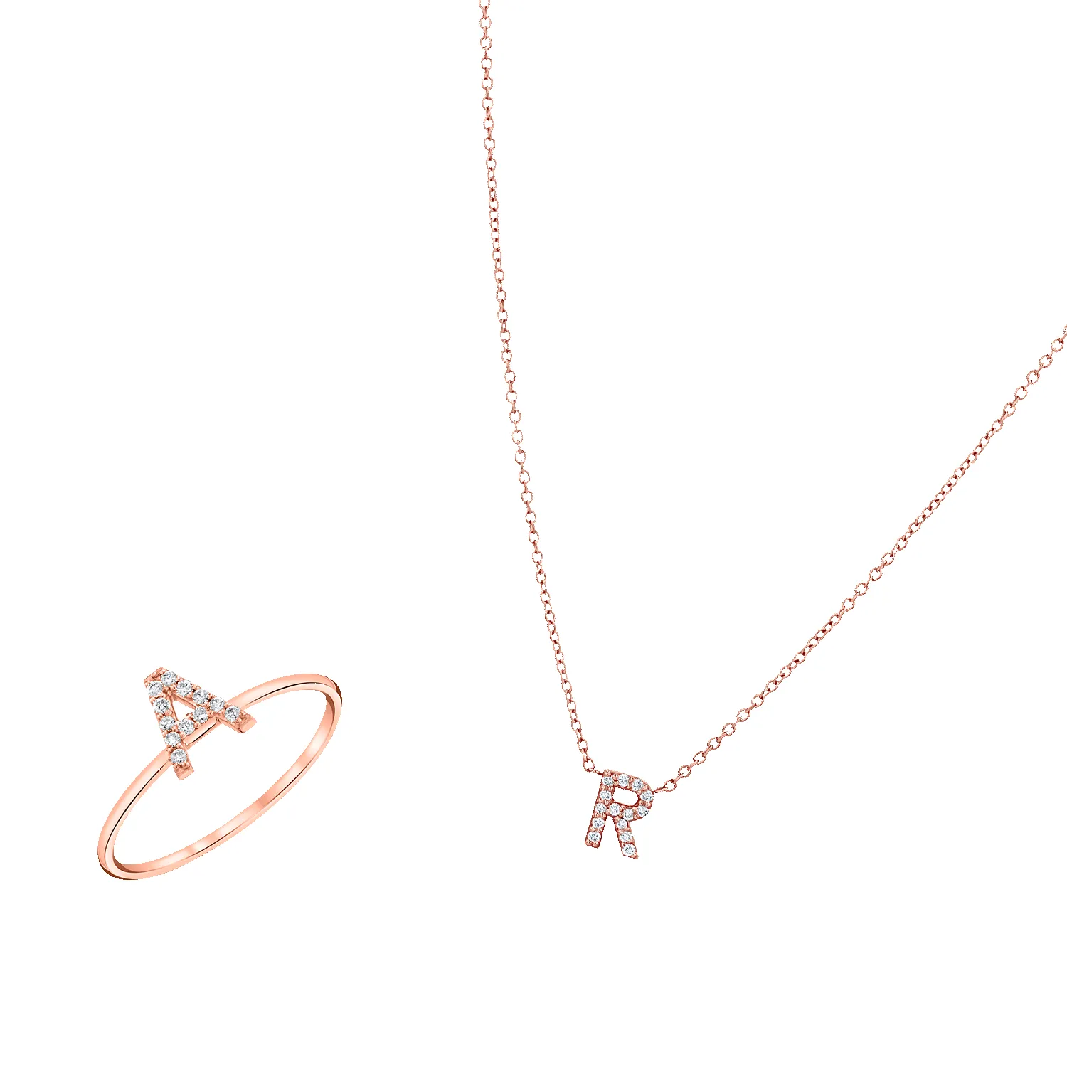 Diamond Letter Duo Gift Set sold by Baby Gold product image thumbnail 3