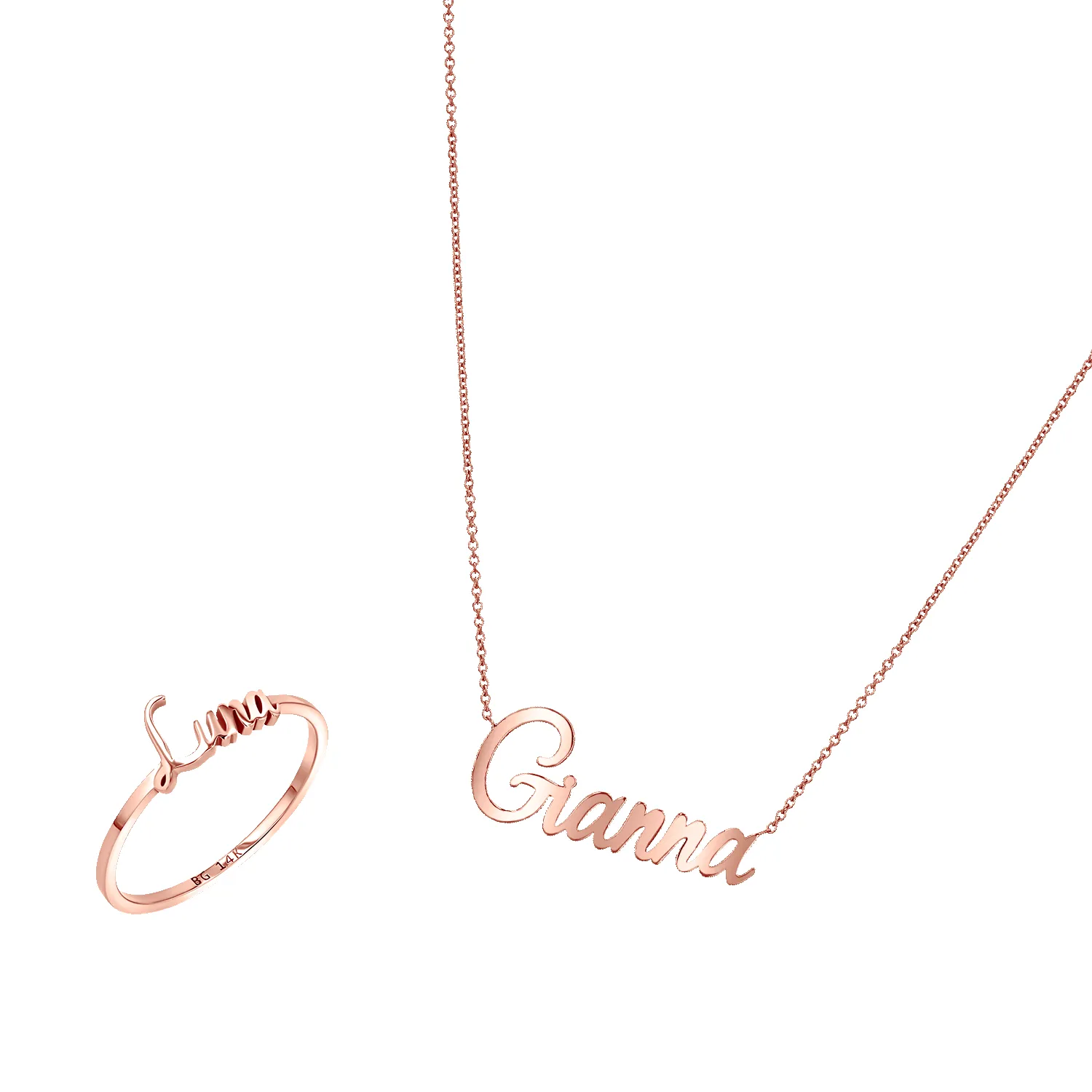 BG Custom Name Duo Gift Set sold by Baby Gold product image thumbnail 3