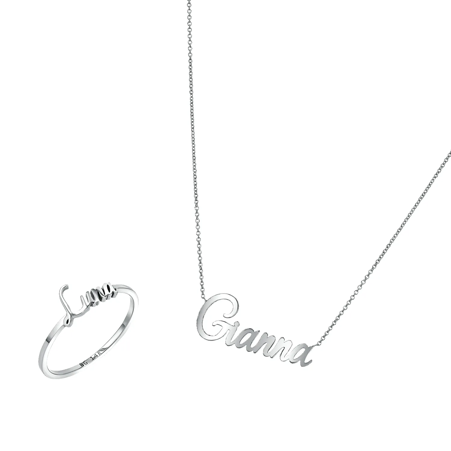 BG Custom Name Duo Gift Set sold by Baby Gold product image thumbnail 2