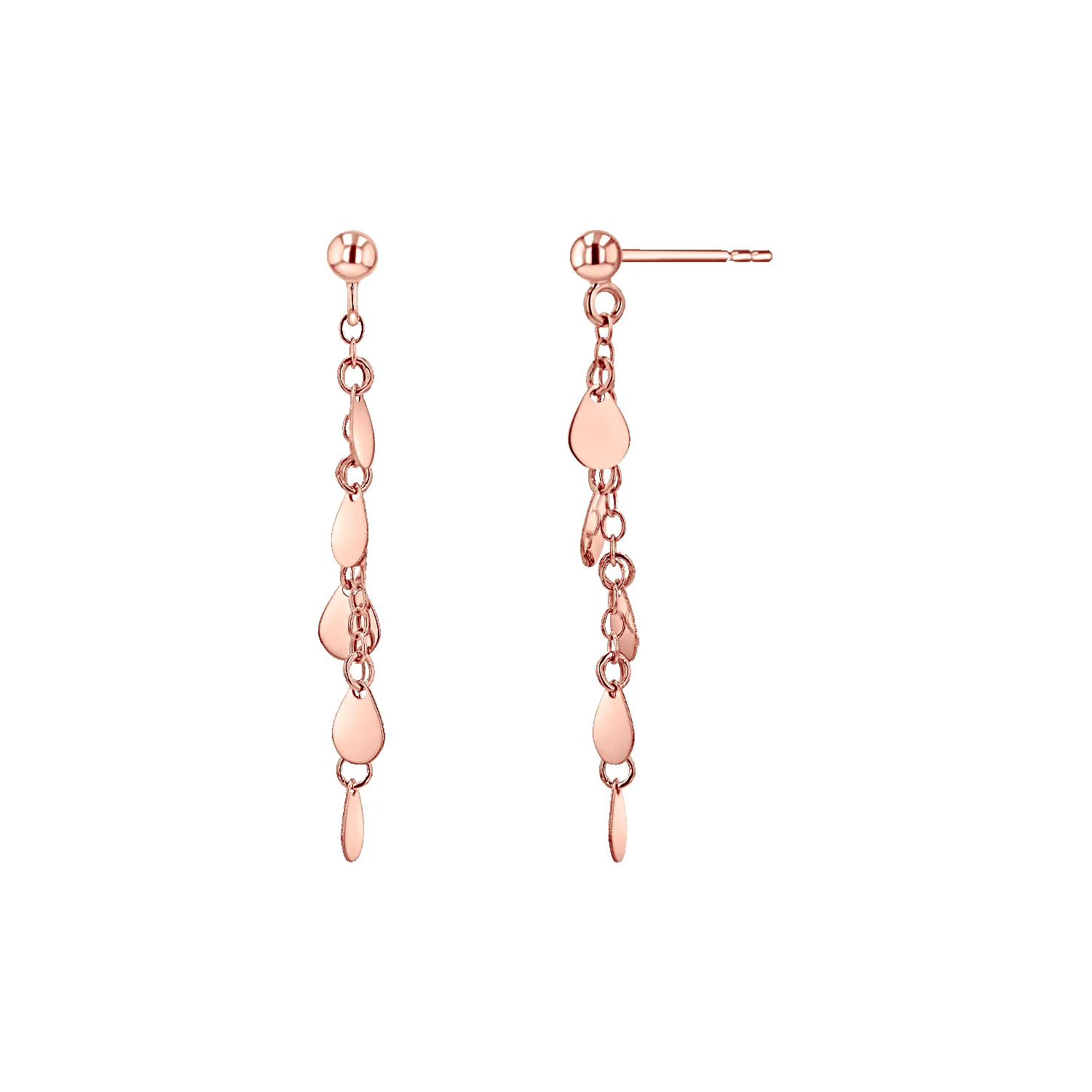 Round Disc Duster Earrings sold by Baby Gold product image thumbnail 3