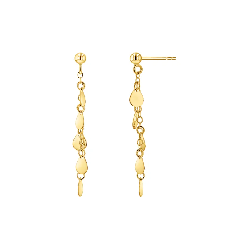 Round Disc Duster Earrings sold by Baby Gold