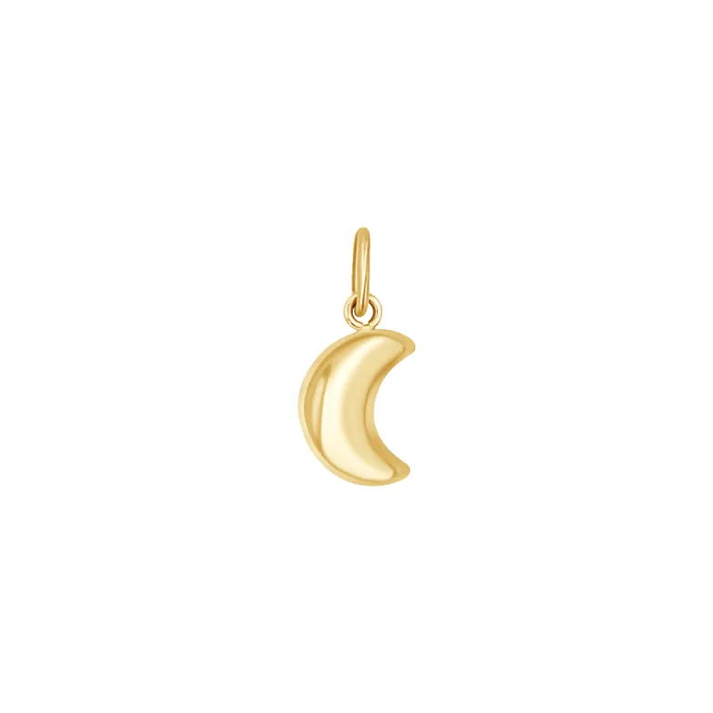 Puff Moon Charm sold by Baby Gold