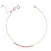 Dainty Moon Cut Strand Bracelet sold by Baby Gold