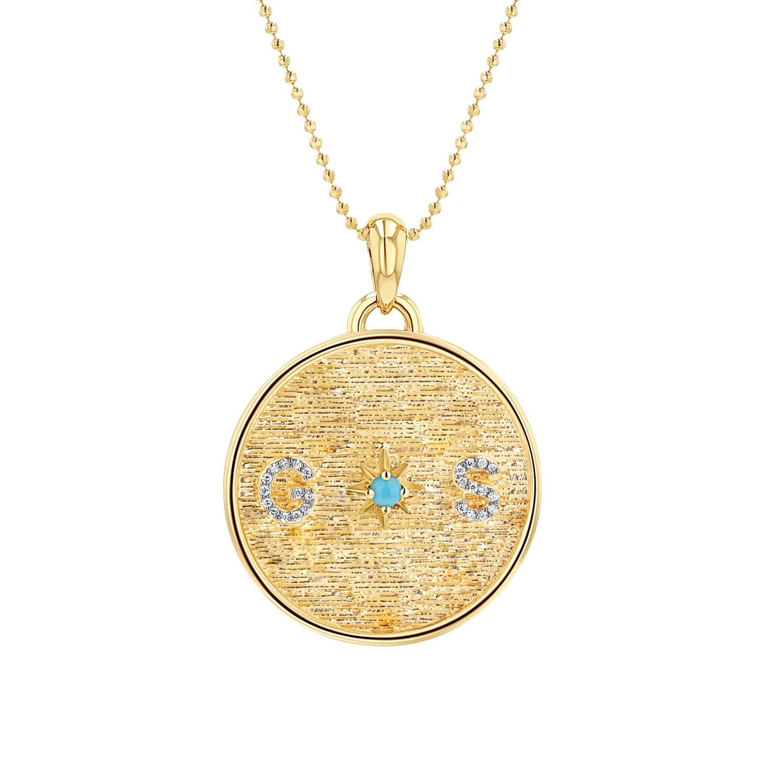 Circle of Life Diamond Multi Initial Necklace sold by Baby Gold product image thumbnail 5