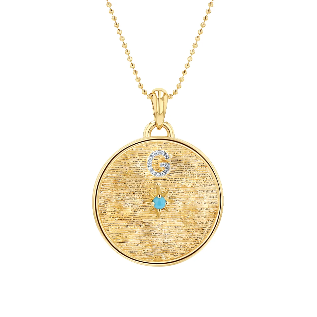 Circle of Life Diamond Multi Initial Necklace sold by Baby Gold product image thumbnail 4