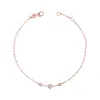 Graduated Diamond Trio Bezel Bracelet sold by Baby Gold