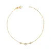 Graduated Diamond Trio Bezel Bracelet sold by Baby Gold