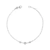 Graduated Diamond Trio Bezel Bracelet sold by Baby Gold