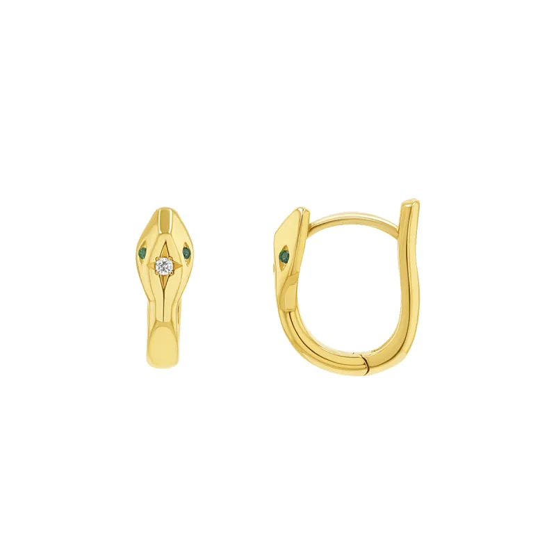 Starset Diamond Serpentine Huggies sold by Baby Gold