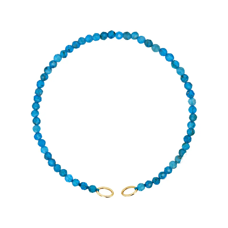 Apatite Bead Connector Bracelet sold by Baby Gold